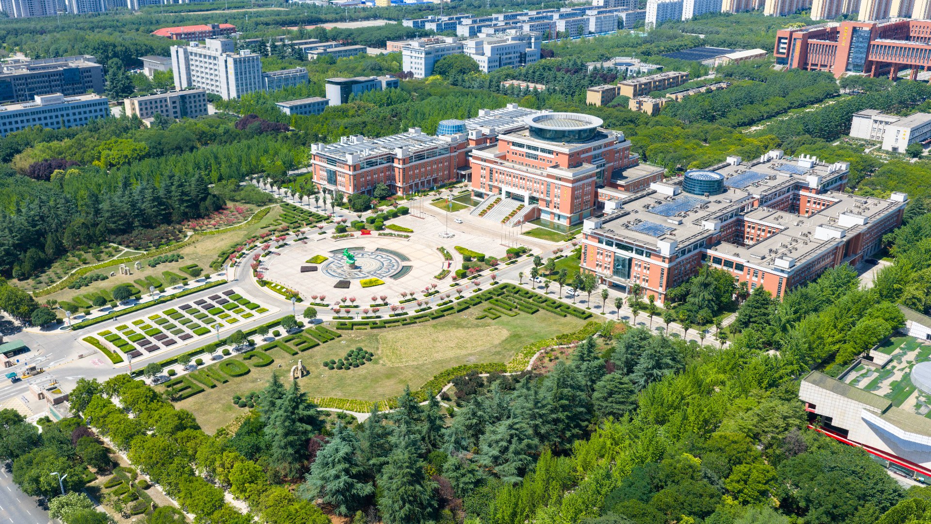 西北农林科技大学校园航拍
